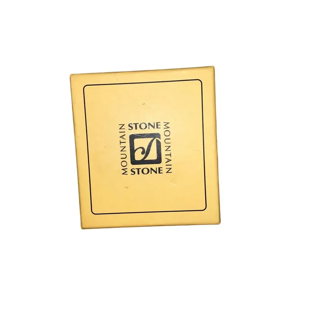 Stone Mountain Leather Black Interior Zip Trifold Wallet